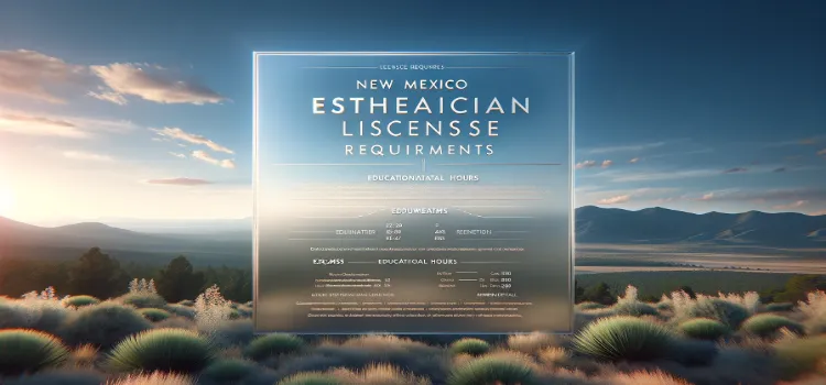 New Mexico Esthetician License Requirements